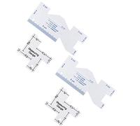 Generic Règle de Couture, Papier Motif pour Coudre les Dirigeants de Courtepointe environ. 10 X 4cm / 3,9 X 1,6 Pouces; 5,8 5, Cm / 2,3 2, Pouces avec Matériau en Aluminium pour la Coupe Manuelle et