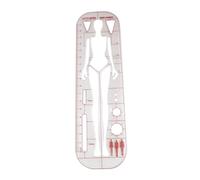Generic Règle de Couture, Règle de Courbe Française, Règle D'illustration de Mode pour Les Modélistes de Couture, Outils de Couture En Plastique pour Les Motifs, Les Dessins, Vêtements de Bricolage