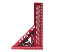 Generic Règle de Mesure de l'angle Multiple, Menuiserie de Menuiserie Carrée (rouge et noir)