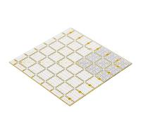 Generic Règle de Quilting Carrée, Outil en Plastique Transparent et Durable pour Couturière, Fournitures D'artisanat 16x16cm