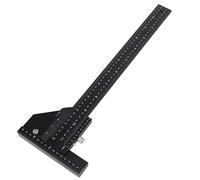 Generic Règle en T pour le Travail du Bois, Alliage D'aluminium, Longue Durée de Vie, Règle de Traçage pour Modélistes et Menuisiers, 11,8 Pouces