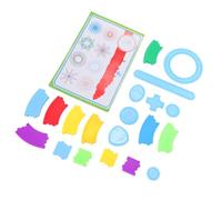 Generic Règle Géométrique en Spirale, Kit de Modèles de Dessin avec Pochoirs pour la créativité des Enfants, Ensemble D'outils de Peinture pour Enfants, Fournitures Artisanales