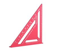 Generic Règle Triangulaire Polyvalente en Alliage D'aluminium, Outil de Mesure pour les Projets Professionnels de Menuiserie et D'encadrement 30 X 30 X 2,9 Cm (Carré de charpentier en alliage