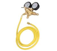 Generic Régulateur d'azote avec Manomètre, Entrée et Sortie en Laiton pour le Soudage et l'utilisation d'un Outil de Contrôle du Gaz Fiable avec Raccord de Tuyau