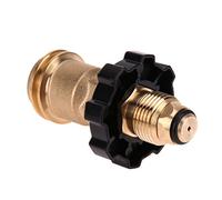 Generic Régulateur de pression universel en laiton pôle vers QCC1/type 1 raccord de bouteille de gaz fixe - Régulateur en laiton pour chauffage de barbecue à gaz