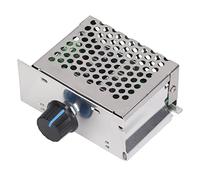 Generic Régulateur de Vitesse de Moteur à Courant Continu Réglable 10A pour Moteurs à Brosse à Courant Continu Ventilateurs de Refroidissement Tapis Roulants en Alliage D'aluminium 1 unité