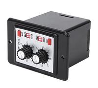 Generic Relais de Minuterie Double Interrupteur de Minuterie Marche/arrêt Boîtier en Plastique Durable de Haute Précision Temps de Retard Réglable 6S-60M pour la Communication de Contrôle