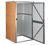 Generic Remise à Outils, Remise à Outils, Abri de Jardin avec Toit en Pente, Armoire de Jardin avec Espace de Rangement, Acier galvanisé, Anthracite (88x89x161 cm) (88 x 89 x 161 cm)