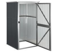 Generic Remise à Outils, Remise à Outils, Abri de Jardin avec Toit en Pente, Armoire de Jardin avec Espace de Rangement, Acier galvanisé, Anthracite (88x89x161 cm) (88 x 89 x 161 cm)