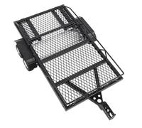 Generic Remorque à Plateau en Métal RC, Kit Robuste à Double Essieu pour Chenille RC, Cadre Robuste, Grande Taille, Large compatibilité pour Les Amateurs de