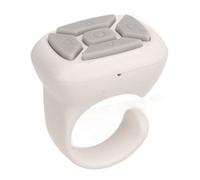 Generic Remote Control Ring Long Battery Life App Page Turner pour Une Nouvelle Lecture Facile pour iOS/Users ABS Matériau (White)
