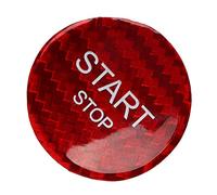 Generic Remplacement D'autocollant de Commutateur de Démarreur D'allumage en Fiber de Carbone de Haute fiabilité adapté pour Citroën adapté pour DS5 C4, Couvercle de Bouton de Protection Pratique