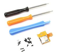 Generic Remplacement de la Carte de Lecteur de Prise de Fente de Carte Mémoire de Commutateur, Aucune Soudure Requise, Jaune QM2107100, adapté à la Mémoire de Commutateur, Longue Durée de Vie