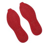 Generic Remplacement de la Semelle de Chaussure Inférieure, Usure - Résistant à la Texture Silencieuse Silencieuse en Caoutchouc de Chaussures Remplacement pour la Réparation (Grand Rouge)