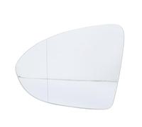 Generic Remplacement du Verre du Rétroviseur Extérieur Chauffant, Conception Grand Angle Incurvée, Fabrication Professionnelle, Verre pour une Conduite Sûre (Côté conducteur gauche)