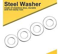 Generic Renvers Plats, Laveuses Laveuses en Acier Inoxydable pour Boulons Standard Imperial Standard en Acier Inoxydable Plate 110pcs Kit d'assortiment de Simples avec Boîte