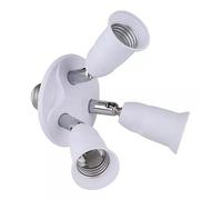 Generic Répartiteur de Douille D'ampoule E27 Réglable à 3 Têtes pour un Rendement Lumineux Maximal dans le Studio à Domicile et la Base de Photographie