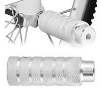 Generic Repose-Pieds Durables en Métal pour Vélo, Robustes, pour Les Artistes de, Accessoire de Vélo pour Les Cyclistes Freestyle (Silver)