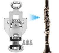 Generic Repose-pouce Réglable en Argent pour Clarinette, Correcteur de Position des Doigts Durable pour Musiciens