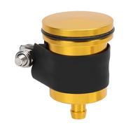 Generic Réservoir de Liquide de Frein de Moto, Réservoir de Maître-cylindre de Frein en Aluminium de 40 Ml Facile à Installer pour YZF R1 R3 R6 R25 R15 (GOLD)