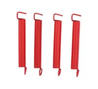 Generic Ressorts Trémolo pour Guitare Basse, Construction en Acier au Carbone à Haute Résistance, clarté Sonore Améliorée pour Instruments électriques, Paquet de 4 (rouge)