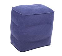 Generic Reste de Jambe Gonflable, Pression d'air Confortable Oreiller Confortable avec un Plan Ergonomique Conjoint Spatile Doux Gonflable pour Avion (BLUE)