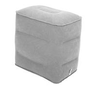 Generic Reste de Jambe Gonflable, Pression d'air Confortable Oreiller Confortable avec un Plan Ergonomique Conjoint Spatile Doux Gonflable pour Avion (GREY)