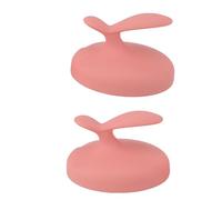 Generic Retonnement de Peau Dure du Pied de Verre, Réutilisable ABS 2pcs Exfoliation Verbe Calle de Pied Gurnber Portable pour Quotidiennement (PINK)