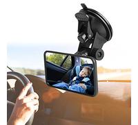 Generic Rétroviseur Intérieur de Voiture Réglable Sûr et Stable pour bébé avec Lentilles de Haute qualité, adapté à un Ajustement de sécurité pour le Siège, Matériau ABS