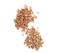 Generic Rivets Doubles pour l'artisanat du Cuir, Clous Métalliques, Pointes pour Sacs, Chaussures, Vêtements et Projets de Bricolage, 100 Pièces, Rivets Tubulaires pour une Décoration Sécurisée