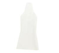 Generic Robe Moulante 1/6, Décontractée, élégante, Rétro, Accessoires, Sans Manches, pour Figurines Féminines de 12 Pouces, Blanc