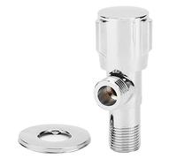 Generic Robinet D'arrêt D'eau en Cuivre Durable avec Filetage Universel G1/2 Pouces - Idéal pour les Robinets de Cuisine, les Lavabos, les Toilettes - Galvanisée Semblable à un Miroir