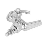 Generic Robinet de Bière en Acier Inoxydable, Levier de Contrôle de Débit Réduisant la Conception du Joint Avant Moussant, avec Coude pour Tours à Bière, Kegerators, Brassage Domestique