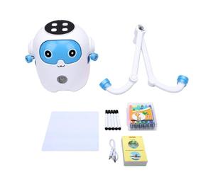 Generic Robot à Dessin USB Rechargeable 52 Cartes pour Enfants de 3 à 8 Ans