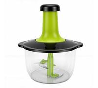 Generic Robot Culinaire Manuel et Hachoir à Légumes, Presse Manuelle Effort, capacité de 1,5 L, pour la Préparation des Repas et les Familles, en Acier Inoxydable