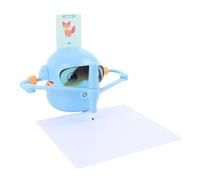 Generic Robot de Dessin Automatique, Machine de Peinture éducative Interactive pour Enfants, Apprentissage Précoce, Plastique Bleu Lac avec 100 Cartes