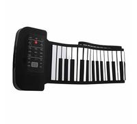 Generic Roll Up Keyboard Piano, Silicone 88 Keys Roll Up Piano Keyboards Hand With Touch Control Panel Portable Clavier Plianable pour les Débutants Apprentissage (88 clés en anglais)