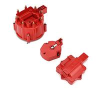 Generic Rotor de Capuchon de Distributeur Rouge de Haute qualité, Installation Facile pour Moteurs V8, Excellente Finition pour la Réparation Automobile, Métal + ABS adapté aux Conducteurs Oldsmobile