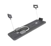 Generic Roue Abdominale Push-Up Board, Appareil d'entraînement Abdominal Portable 4 en 1 avec Bandes de Résistance pour Salle de Sport à Domicile (BLACK)