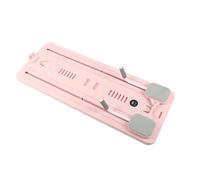 Generic Roue Abdominale Push-Up Board, Appareil d'entraînement Abdominal Portable 4 en 1 avec Bandes de Résistance pour Salle de Sport à Domicile (PINK)