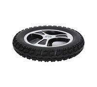 Generic Roue de Fauteuil Roulant électrique de Remplacement en Acier allié Résistant à L'usure pour Personnes âgées et Handicapées, Roue Solide en PU de 320 Mm pour Fauteuils Roulants électriques