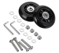 Generic Roues de rechange en caoutchouc pour valises - Roues en caoutchouc pour chariot Samsonite avec roulement à billes - Kit de réparation (60 * 6 * 18 mm A: 30 mm et 35 mm)