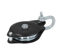 Generic Rouleau à Poulie Simple, capacité de Charge de 0,5 T, pour Extension de Corde dans la Construction, Acier allié, Conception Durable, 180 Mm X 90 Mm