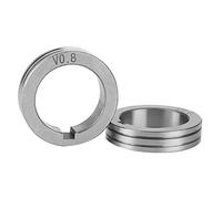 Generic Rouleau D'alimentation en Fil D'Acier, 30mm, 1,18 Pouces, Guide D'alimentation en Fil de Soudage Durable en Acier Inoxydable pour Machines à Souder (0,8 mm)