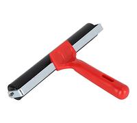 Generic Rouleau de Peinture Diamant Brayer en Caoutchouc Durable pour le Collage et la Gravure Fournitures D'art Idéal pour les Artisans Rouge et Noir 1 unité (Caoutchouc+plastique 3)