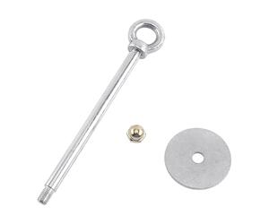 Generic Rouleau de Poignet en Acier Robuste pour Entraînement de Force des Bras, pour Entraînements de Gym, Poignée en Mousse Réglable pour le Développement de L'avant-bras et la Puissance de