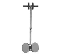 Generic Rouleau de Roue Abdominale à Rebond Automatique avec Sangles de Traction Réglables, Roue D'exercice Abdominale Polyvalente pour la Salle de Sport à Domicile