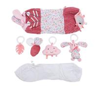 Generic Rouleau Gonflable pour le Ventre, Jouet pour bébé en Tissu Doux pour le Renforcement du Cou et les Exercices de Rampement, avec un Oreiller Confortable, pour le Développement