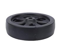 Generic Roulette de Cric de Remorque de 8 Pouces, Conception Robuste pour une Manœuvre et une stabilité Faciles pour les Camping-cars et les Caravanes de Voyage, Noir, 1500 Lb, 1 unité