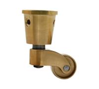 Generic Roulette Pivotante Robuste, Roue de Roulette de Jambe de Meubles En Laiton, Chaise de Table Solide Pianos Roulants Silencieux En Métal, Style A